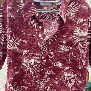 Men’s Covington Vacation Beach Shirt Size Large